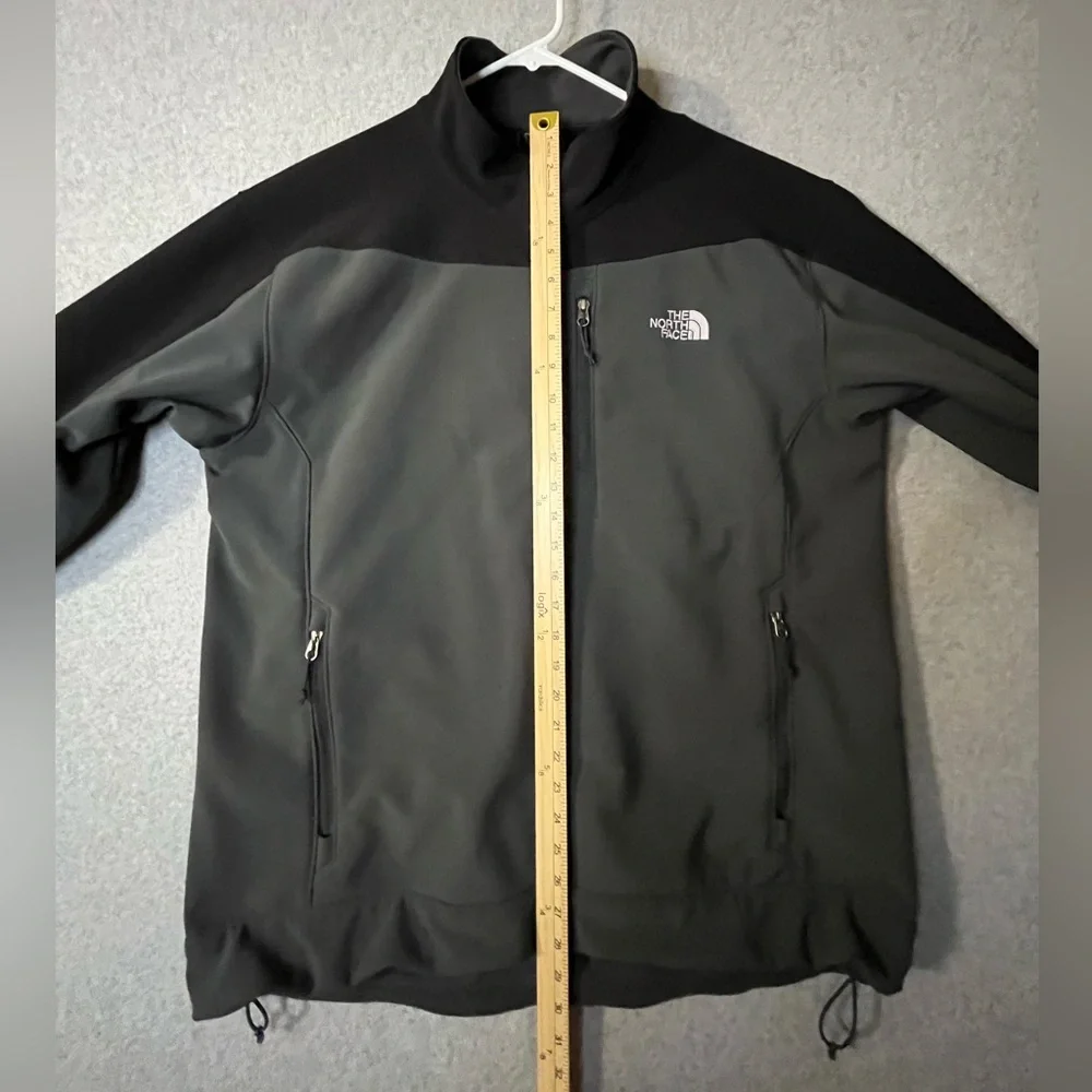 The North Face Men’s Apex Jacket XL Grey Full Zip Primaloft Lined Coat